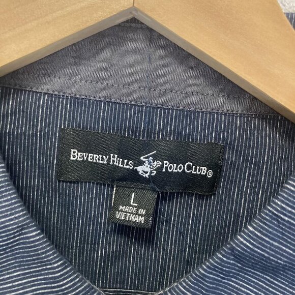 Lot of 2 Beverly Hills Polo Club Kirkland Signature Button Up Shirt Mens Large - Picture 4 of 12